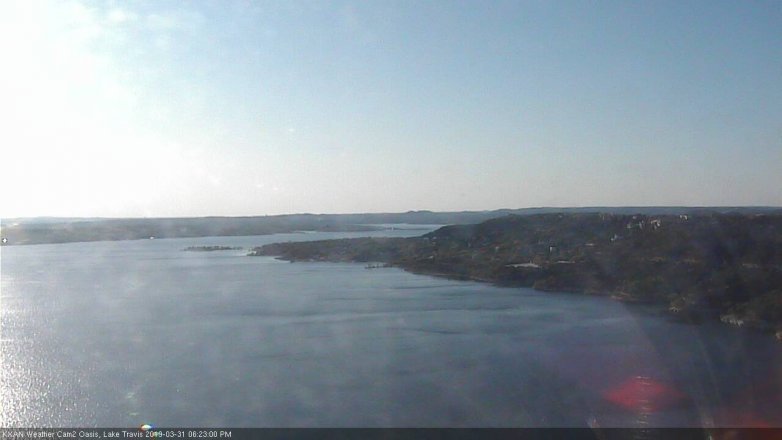 Lake Travis webcam, March 31, 2019 5:25 PM CT