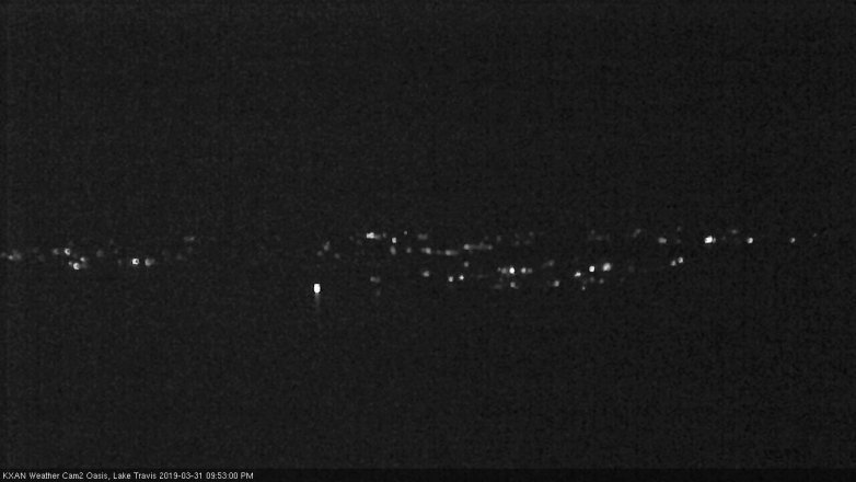 Lake Travis webcam, March 31, 2019 8:55 PM CT