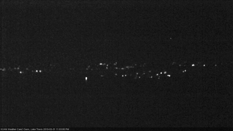 Lake Travis webcam, March 31, 2019 10:05 PM CT
