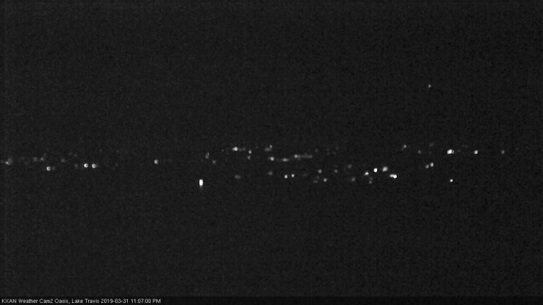 Lake Travis webcam, March 31, 2019 10:10 PM CT