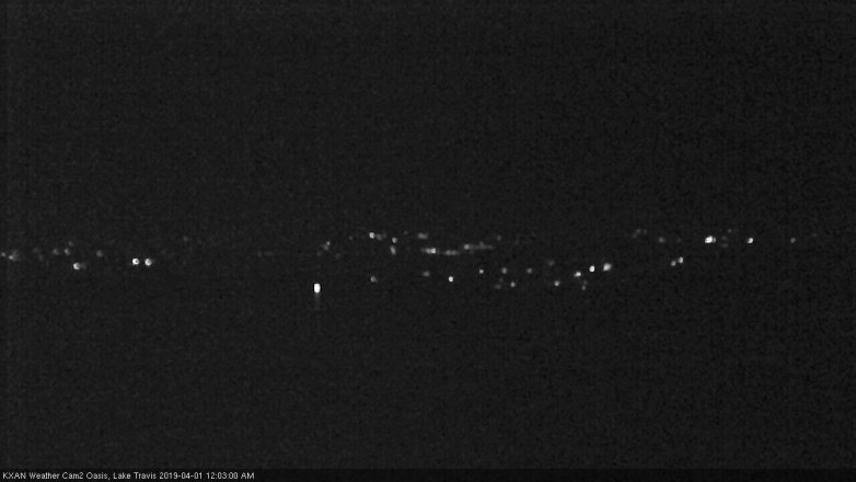 Lake Travis webcam, March 31, 2019 11:05 PM CT