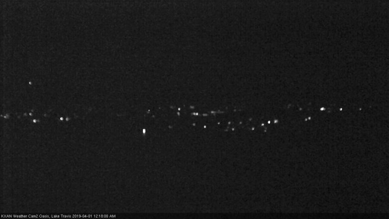 Lake Travis webcam, March 31, 2019 11:20 PM CT