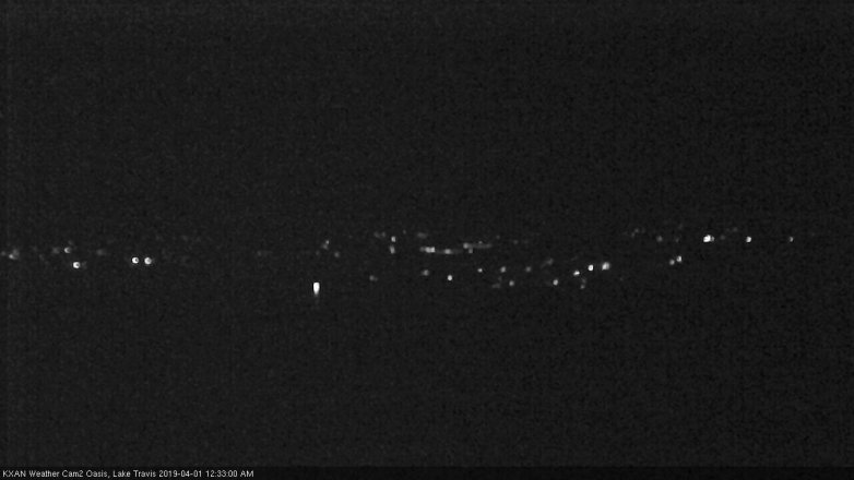 Lake Travis webcam, March 31, 2019 11:35 PM CT