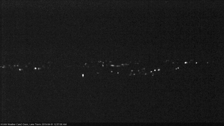Lake Travis webcam, March 31, 2019 12:00 AM CT