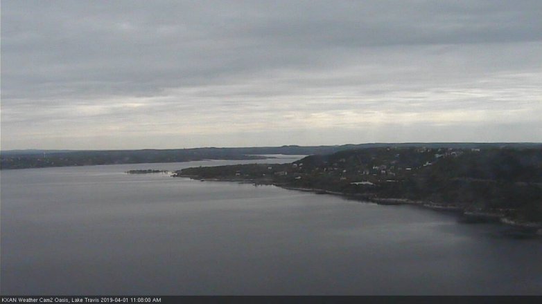 Lake Travis webcam, April 1, 2019 10:10 AM CT