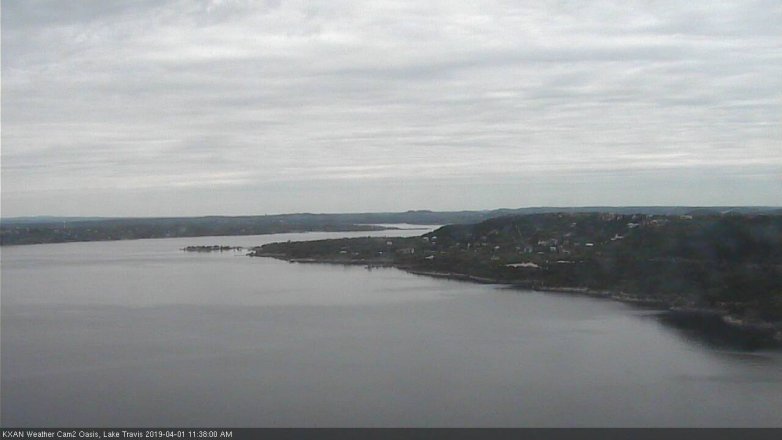 Lake Travis webcam, April 1, 2019 10:40 AM CT
