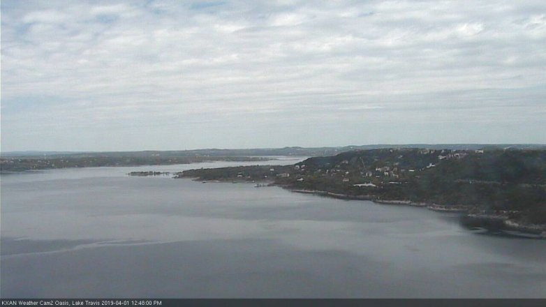 Lake Travis webcam, April 1, 2019 11:50 AM CT