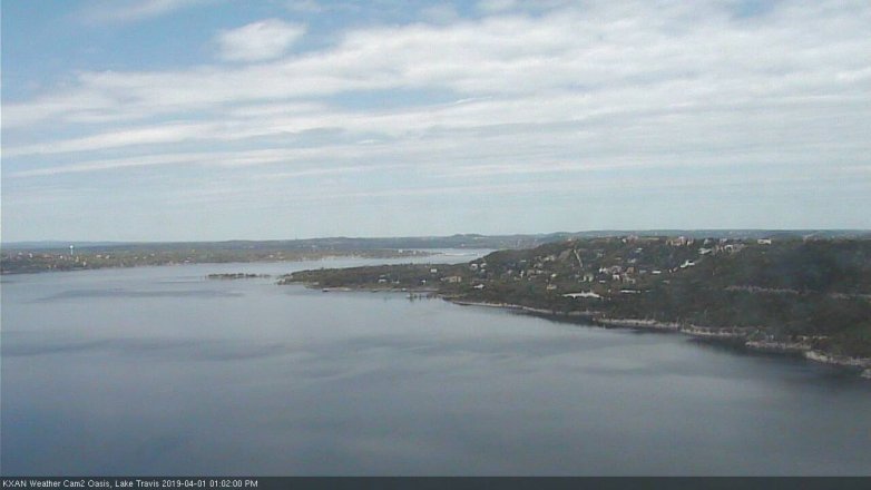 Lake Travis webcam, April 1, 2019 12:05 PM CT