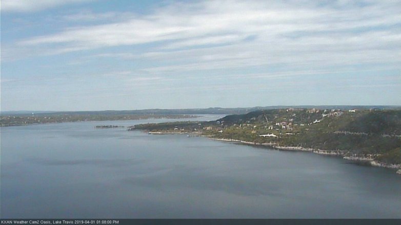 Lake Travis webcam, April 1, 2019 12:10 PM CT