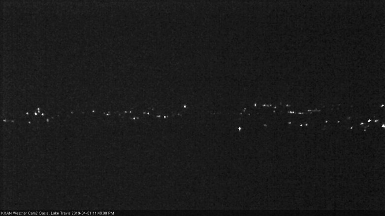 Lake Travis webcam, April 1, 2019 10:50 PM CT