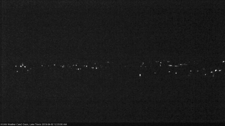 Lake Travis webcam, April 1, 2019 11:35 PM CT