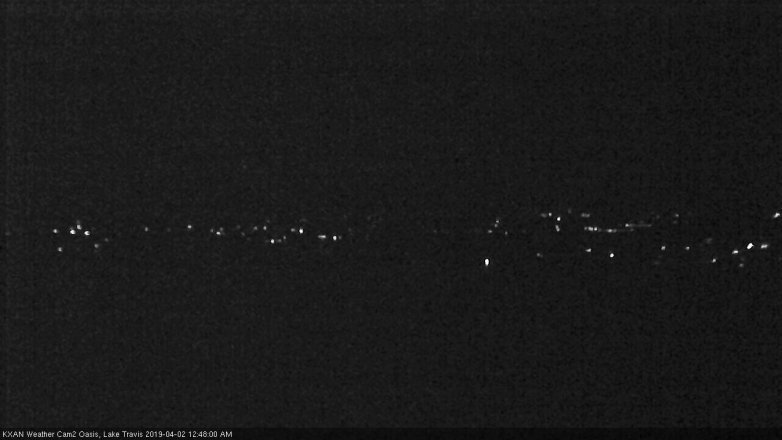Lake Travis webcam, April 1, 2019 11:50 PM CT