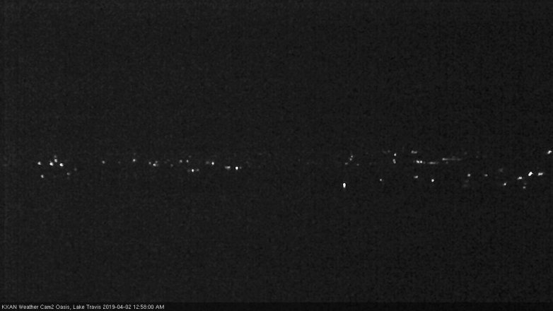 Lake Travis webcam, April 1, 2019 12:00 AM CT