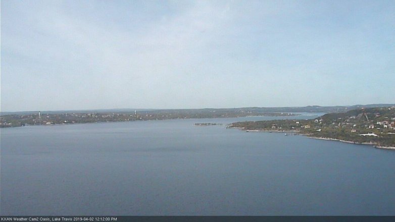 Lake Travis webcam, April 2, 2019 11:15 AM CT