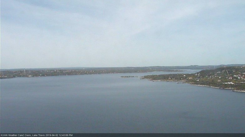 Lake Travis webcam, April 2, 2019 11:45 AM CT