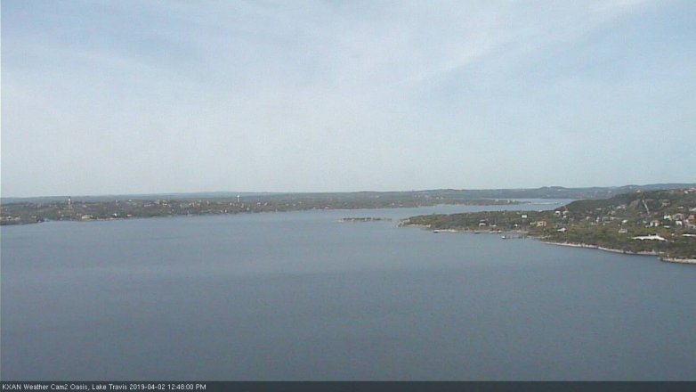 Lake Travis webcam, April 2, 2019 11:50 AM CT