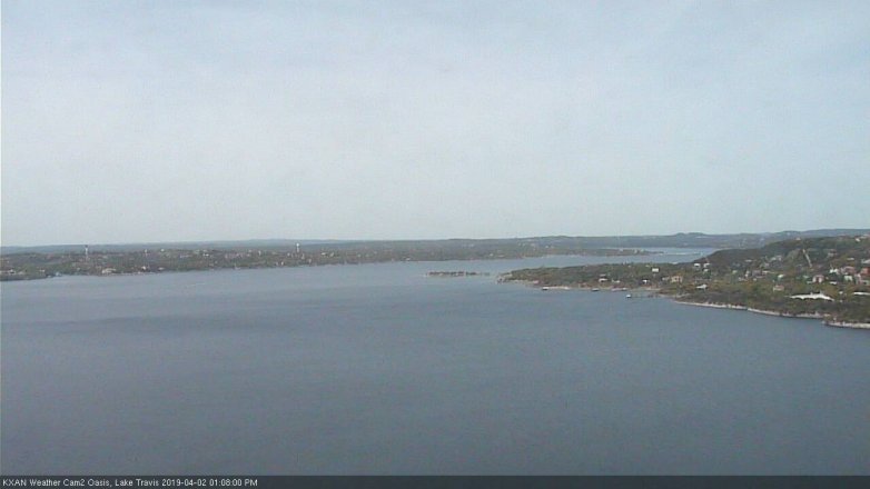 Lake Travis webcam, April 2, 2019 12:10 PM CT