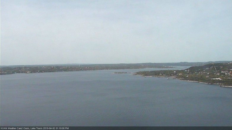 Lake Travis webcam, April 2, 2019 12:20 PM CT