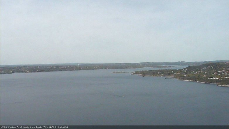 Lake Travis webcam, April 2, 2019 12:25 PM CT