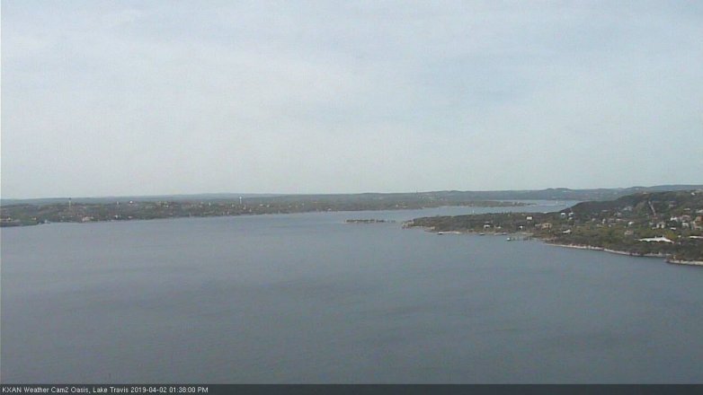 Lake Travis webcam, April 2, 2019 12:40 PM CT