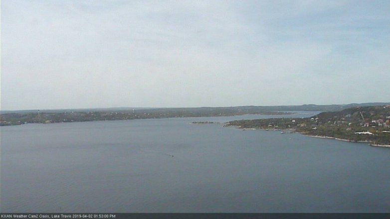 Lake Travis webcam, April 2, 2019 12:55 PM CT