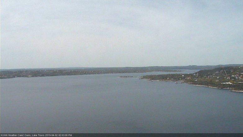 Lake Travis webcam, April 2, 2019 1:05 PM CT