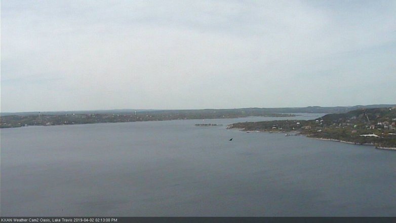 Lake Travis webcam, April 2, 2019 1:15 PM CT