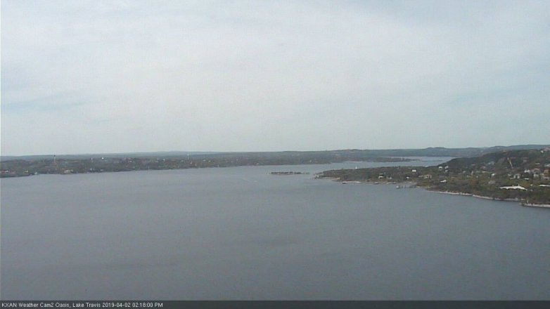 Lake Travis webcam, April 2, 2019 1:20 PM CT