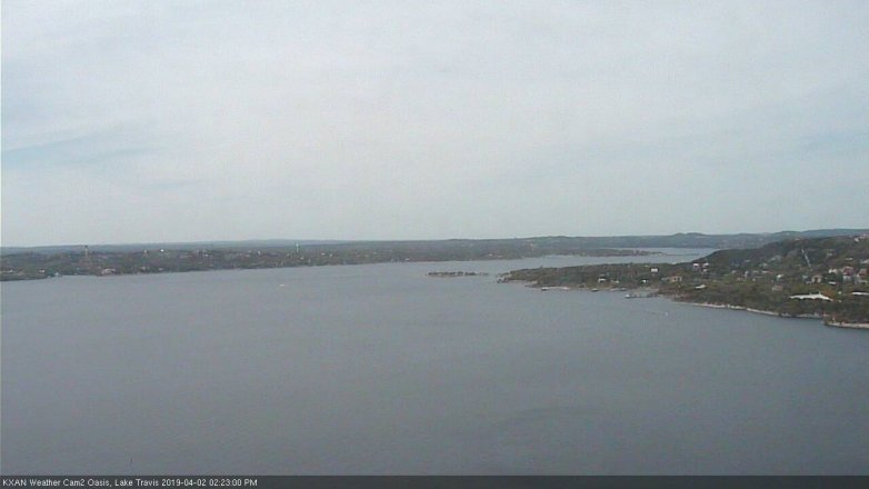 Lake Travis webcam, April 2, 2019 1:25 PM CT