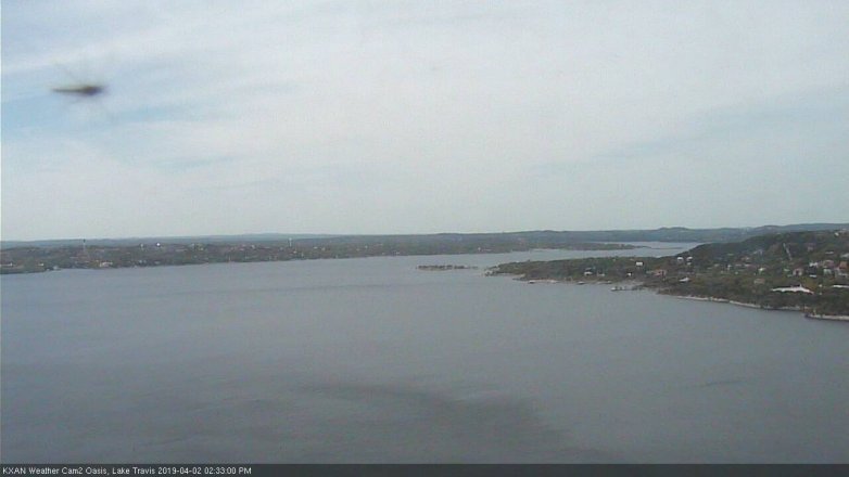 Lake Travis webcam, April 2, 2019 1:35 PM CT