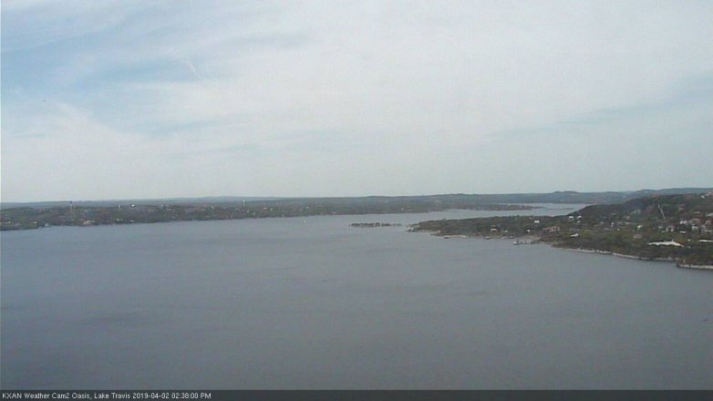 Lake Travis webcam, April 2, 2019 1:40 PM CT