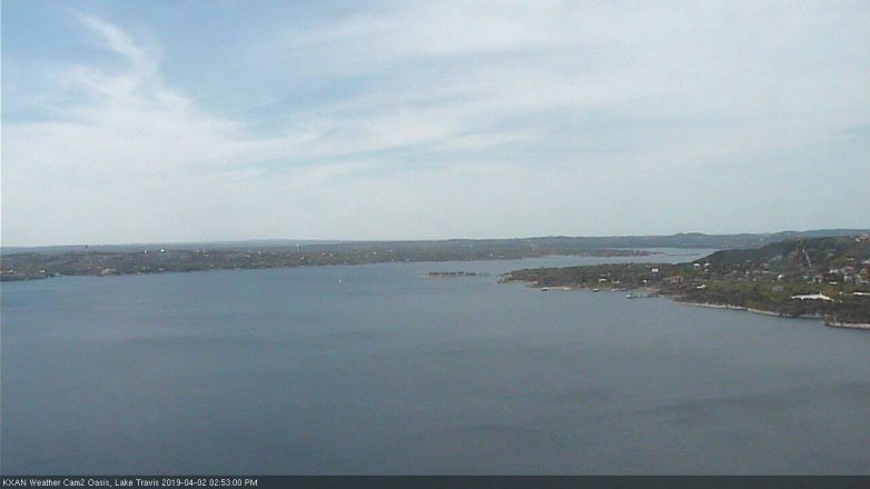 Lake Travis webcam, April 2, 2019 1:55 PM CT