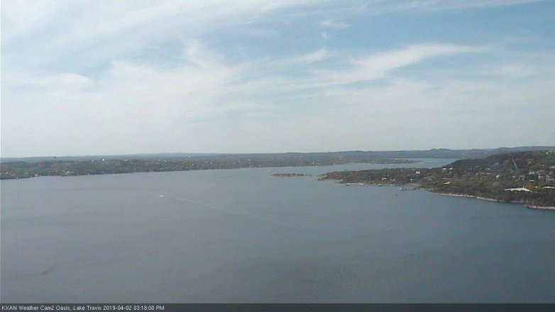 Lake Travis webcam, April 2, 2019 2:20 PM CT