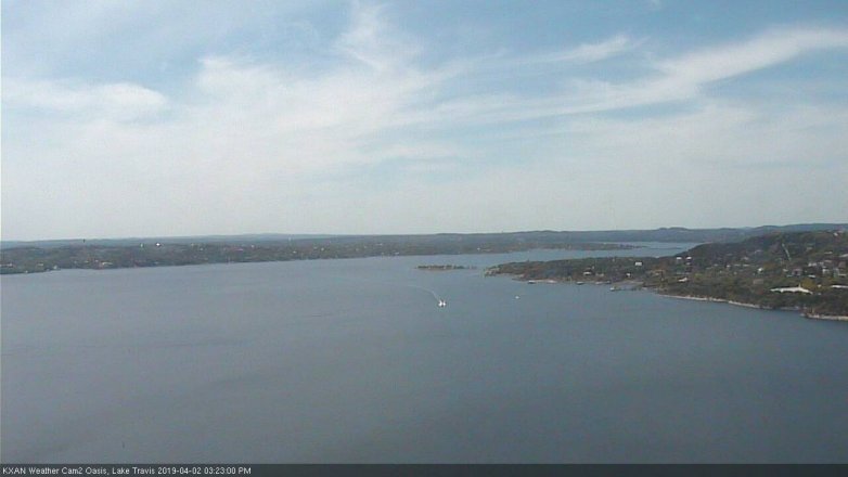 Lake Travis webcam, April 2, 2019 2:25 PM CT