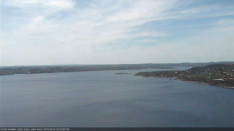 Lake Travis webcam, April 2, 2019 2:35 PM CT