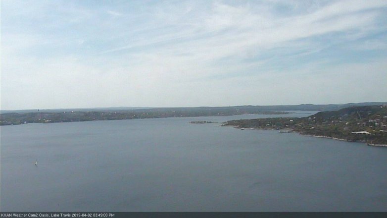 Lake Travis webcam, April 2, 2019 2:55 PM CT