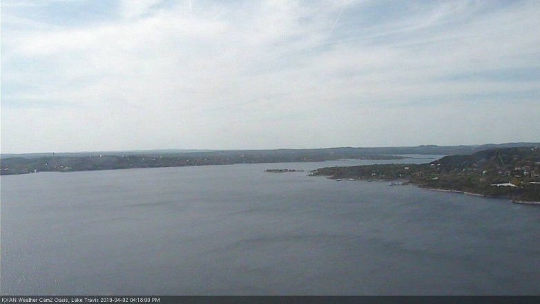 Lake Travis webcam, April 2, 2019 3:20 PM CT