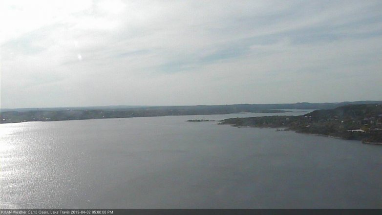 Lake Travis webcam, April 2, 2019 4:10 PM CT