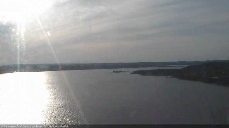 Lake Travis webcam, April 2, 2019 5:15 PM CT
