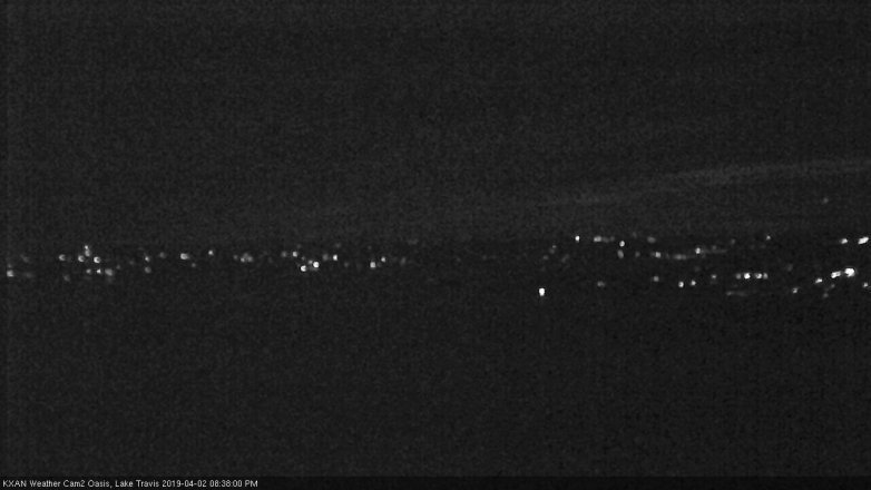 Lake Travis webcam, April 2, 2019 7:40 PM CT