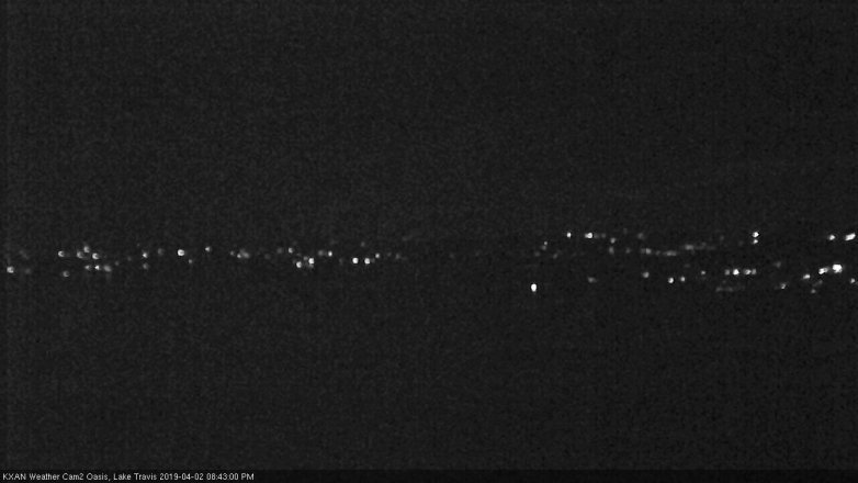 Lake Travis webcam, April 2, 2019 7:45 PM CT