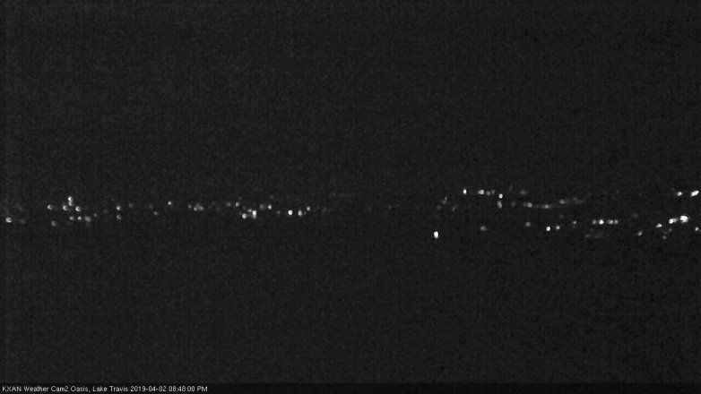 Lake Travis webcam, April 2, 2019 7:50 PM CT