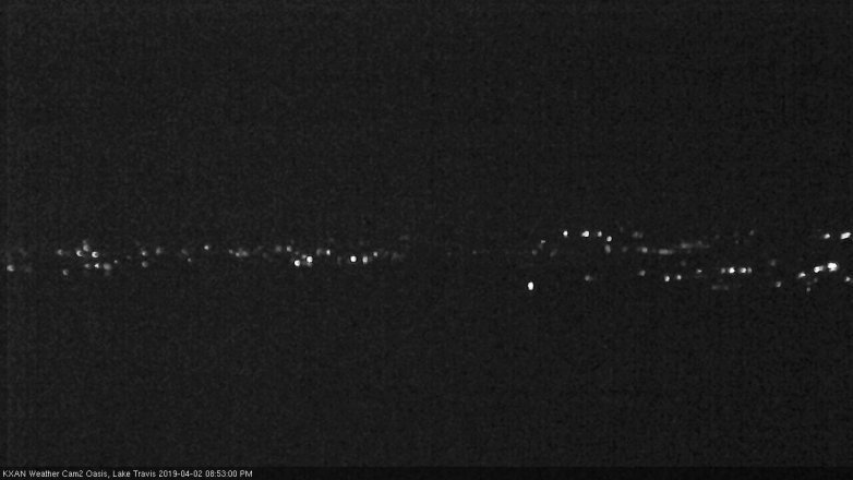 Lake Travis webcam, April 2, 2019 7:55 PM CT
