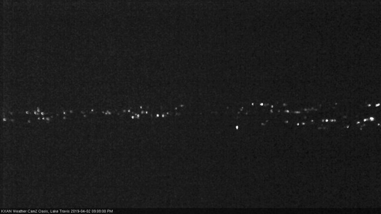 Lake Travis webcam, April 2, 2019 8:10 PM CT