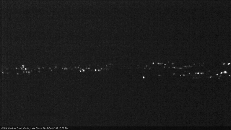 Lake Travis webcam, April 2, 2019 8:15 PM CT