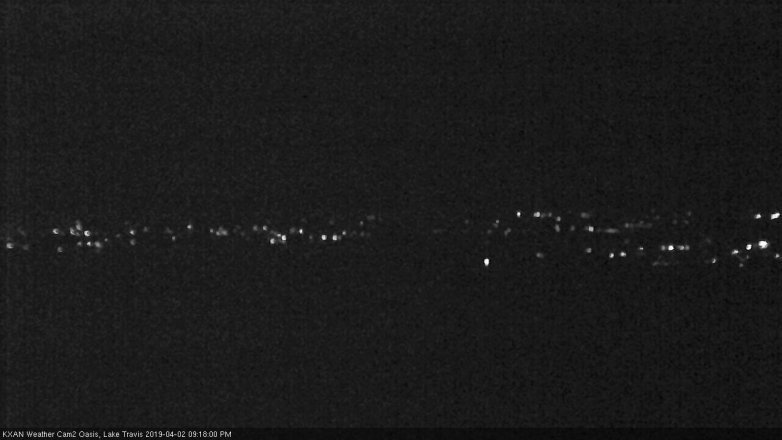 Lake Travis webcam, April 2, 2019 8:20 PM CT