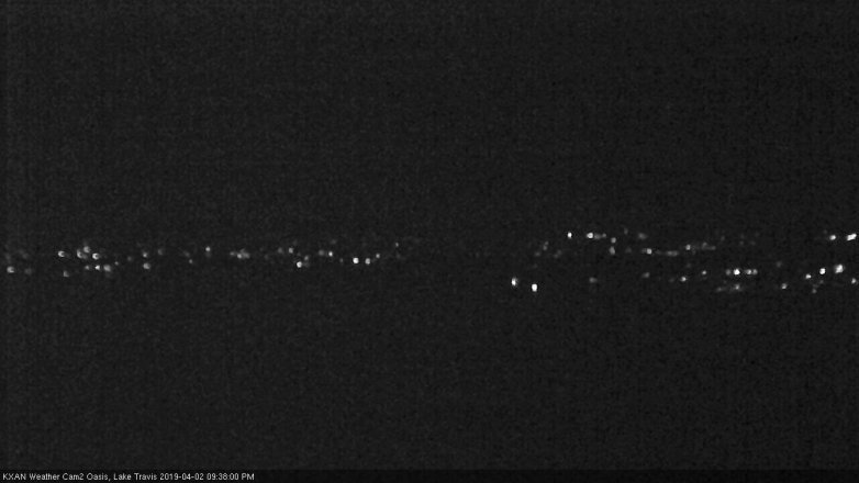 Lake Travis webcam, April 2, 2019 8:40 PM CT