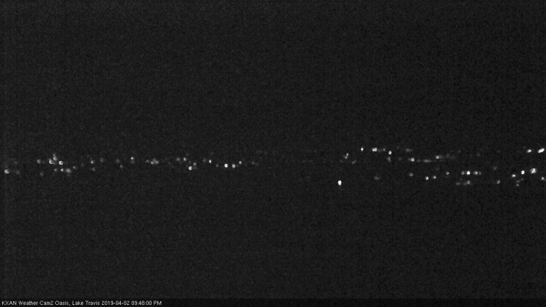 Lake Travis webcam, April 2, 2019 8:50 PM CT