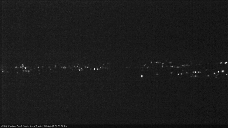 Lake Travis webcam, April 2, 2019 8:55 PM CT