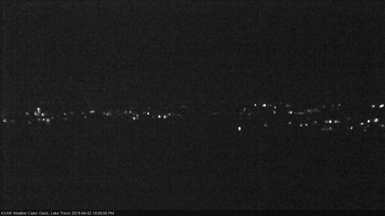 Lake Travis webcam, April 2, 2019 9:10 PM CT